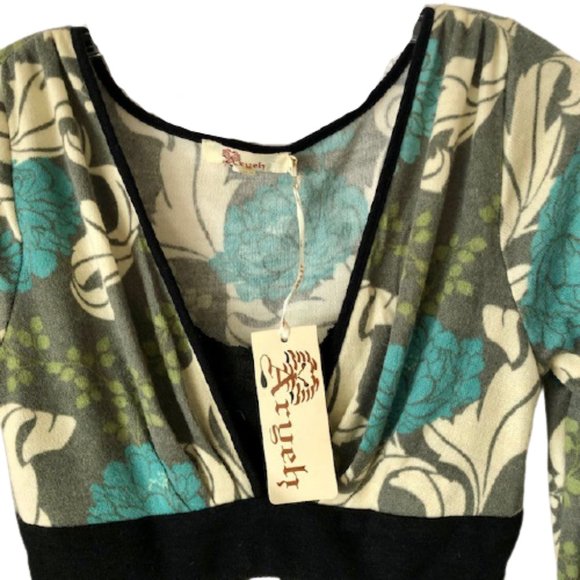 Anthropologie Aryeh Long Sleeved Knit Dress - Acrylic, Nylon, Wool, Ango… - Picture 3 of 11